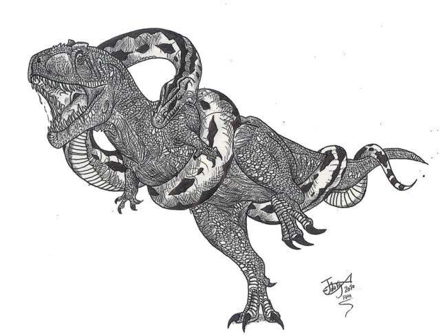 Trăn Anaconda chỉ là loài vật tí hon bởi trăn khổng lồ Titanoboa có thể nuốt chửng cả khủng long - Ảnh 4.